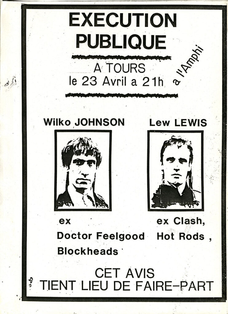 1983.04.23-Wilko-JohnsonJean-VigourouxFL-742x1024 Casting Spells, Wilko Johnson et Lew Lewis (23/04/83)