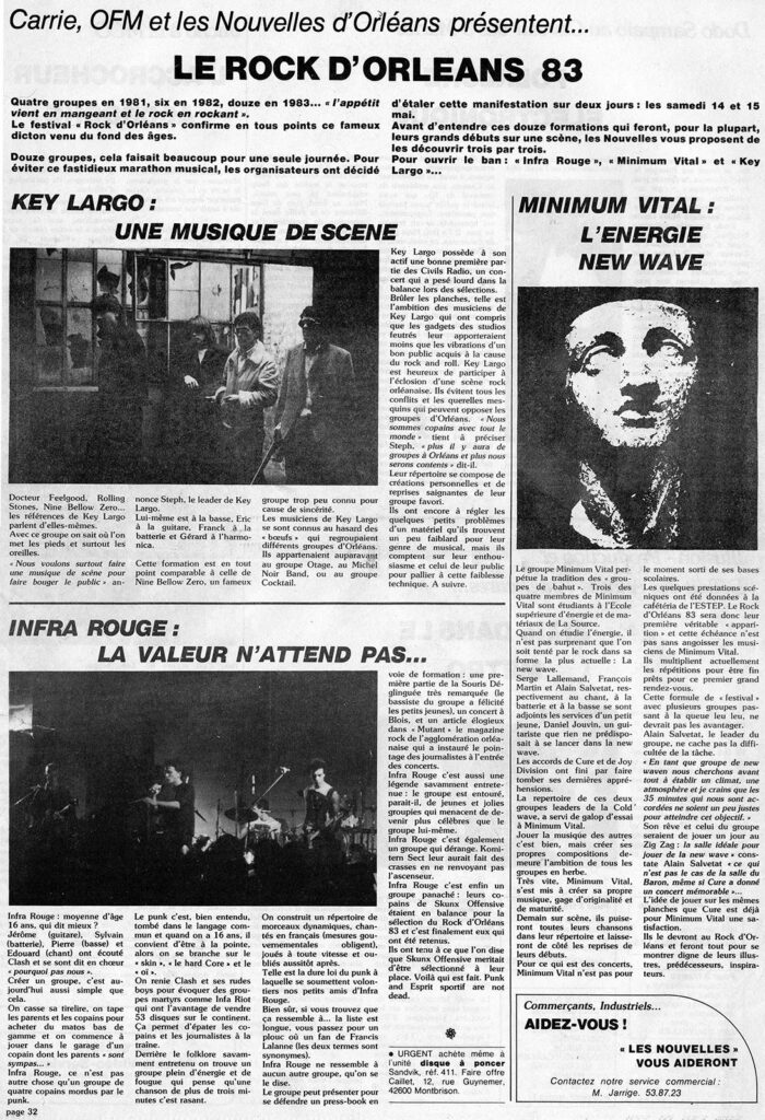 1983.04.15-Nouvelles-dOrleans-Presse-Sandrinepage32-700x1024 "Rock d'Orléans" (14/05/83)