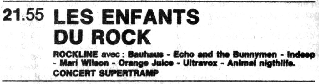 1983.06.16-NR02 "Les Enfants du Rock" (16/06/83)