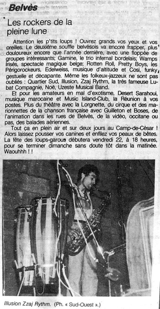 1983.07.21-Sud-Ouest01-Rock-Around-The-Clautre-529x1024 "Deuxième Souffle" (22 au 24/07/83)
