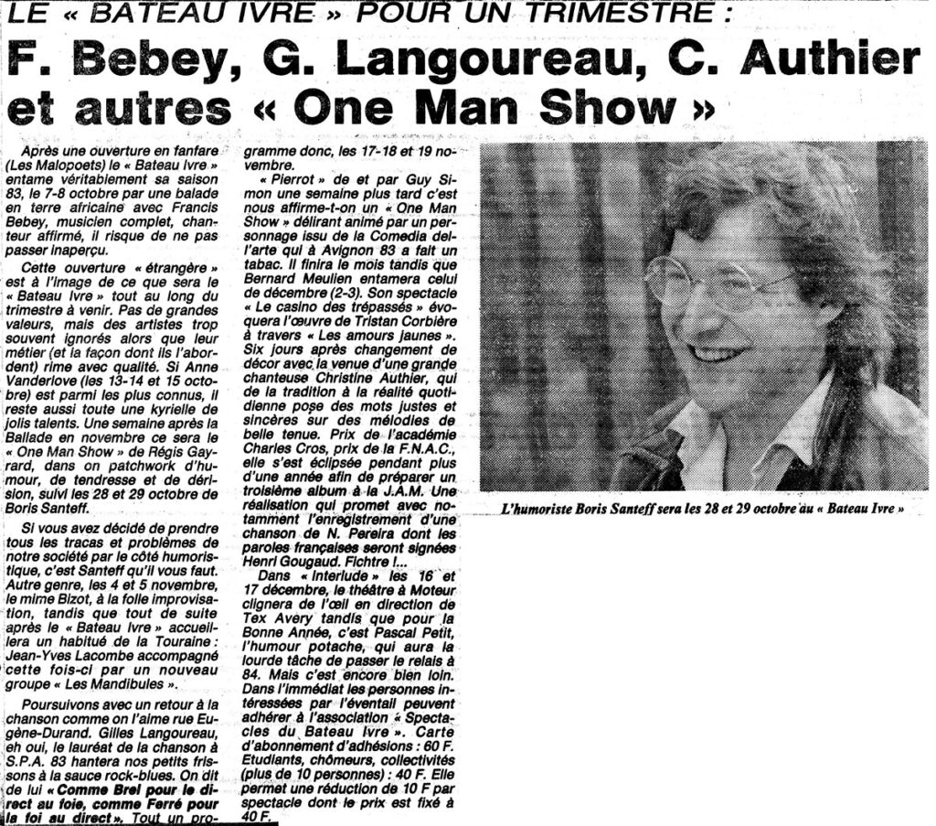 1983.10-Presse-NR01-51-Z-2-1024x903 Programme : Bateau Ivre (10/83)