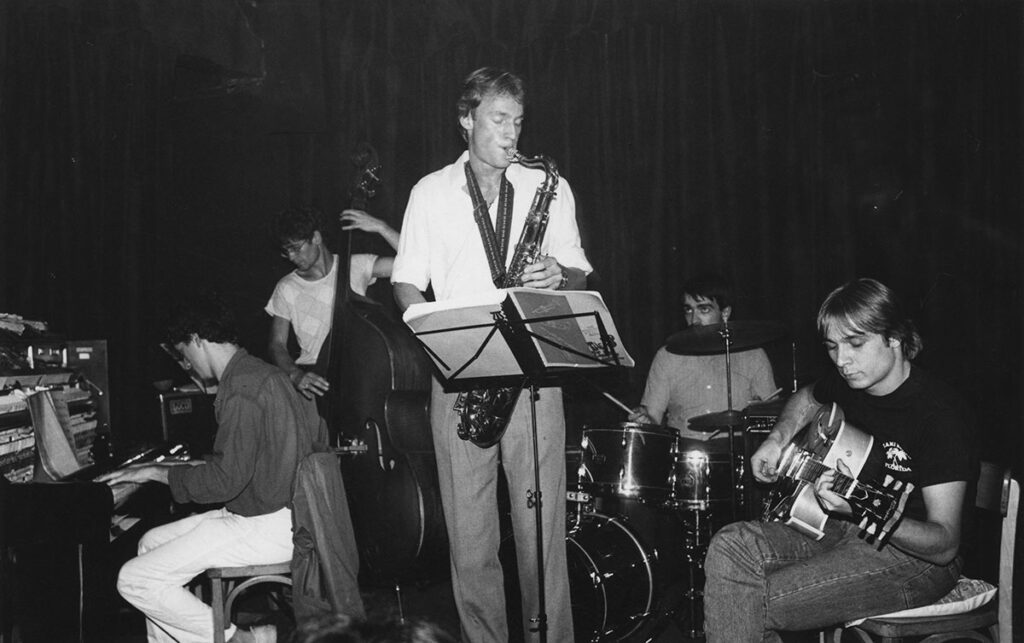 1983.10.05-Photo01-Gisele-Brad-Marshall-1024x643 Andern Jazz Quartet et Brad Marshall (05/10/83)