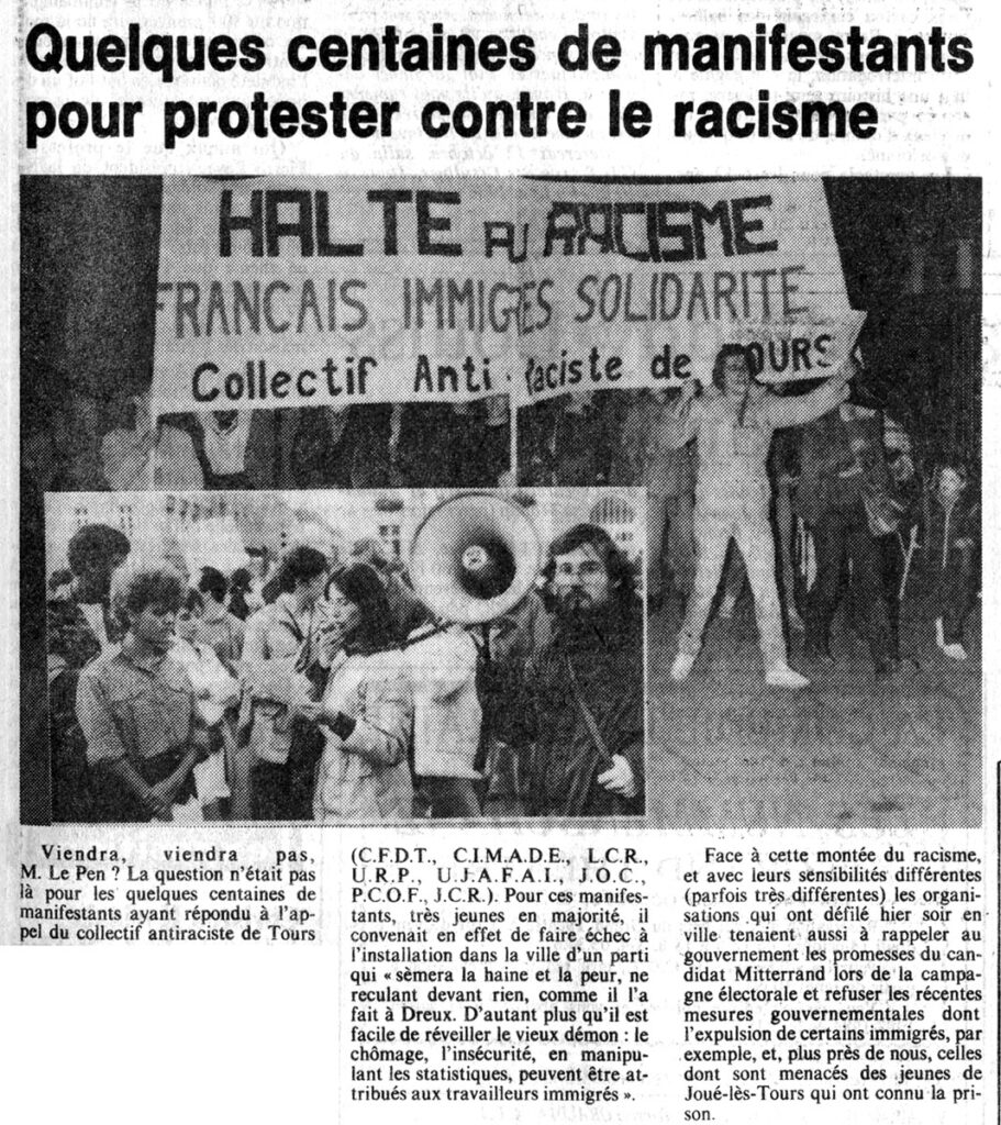 1983.10.12-NRCO.3ADPRE000251-911x1024 Contre le racisme manifestation le mardi 11 octobre