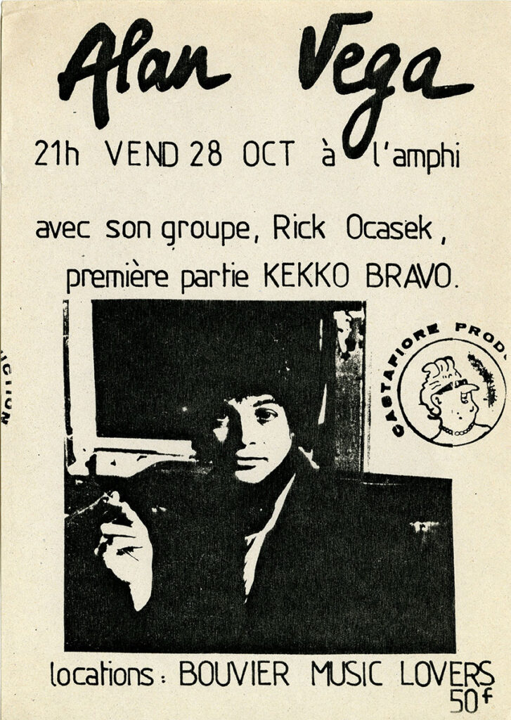 1983.10.28-Alan-VegaJean-VigourouxFL-727x1024 Kekko Bravo, Alan Vega (28/10/83)