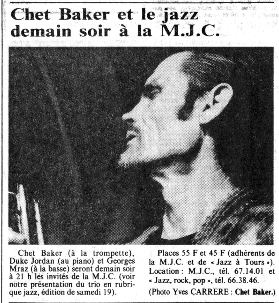 1983.11.21-NRCO.7ADPRE000340-945x1024 Chet Baker Trio (22/11/83) Annulé