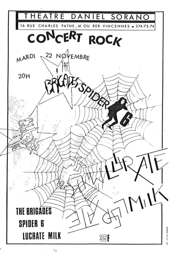 Lucrate-milk-1983.11.22-Tract2-684x1024 Les Brigades, Spider 6, Lucrate Milk (22/11/83)