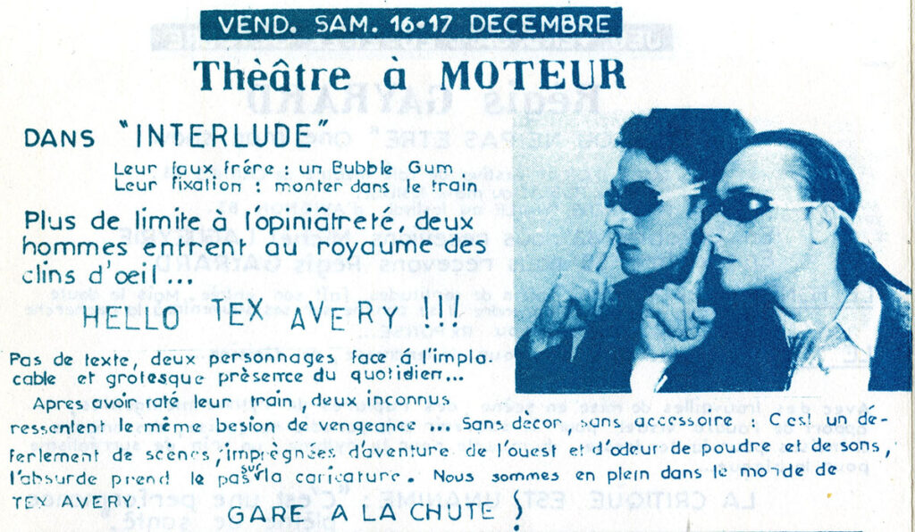 1983.10-Prog-Bateau-Ivre-51-Z-107-1024x596 Gilles Dumesnil & Michel Valentin "Théâtre à Moteur" (16/12/83)