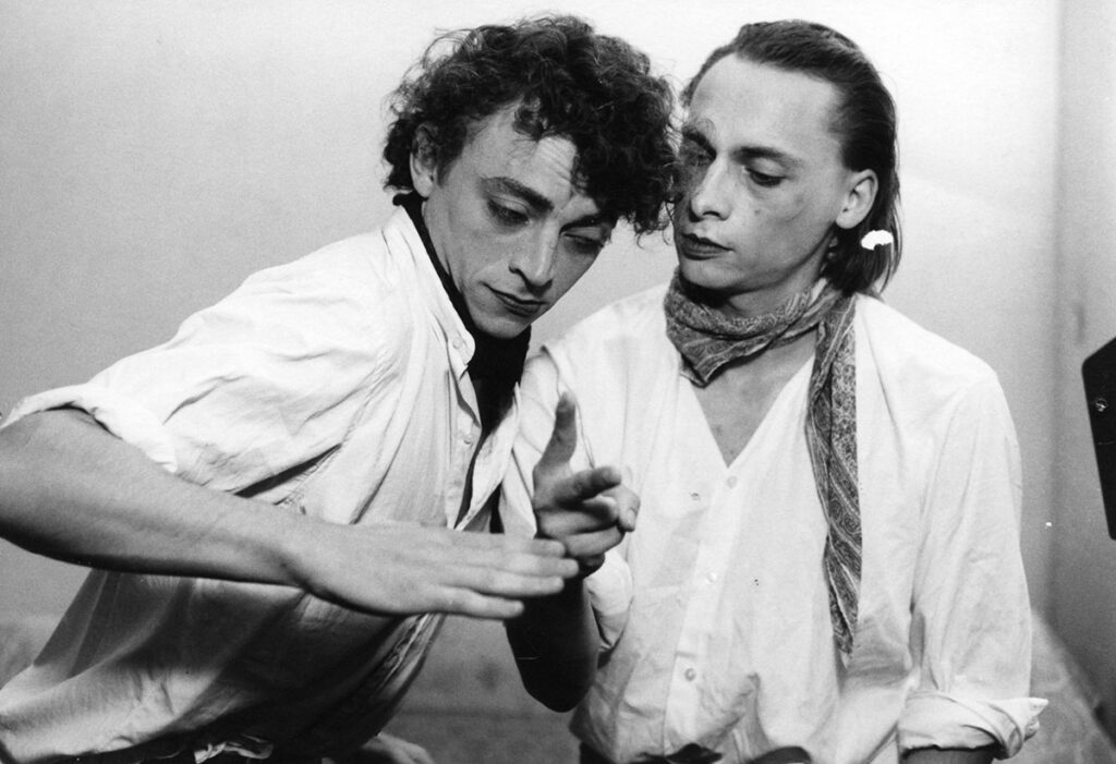 1983.12.16-Photo01-Gisele075-1024x701 Gilles Dumesnil & Michel Valentin "Théâtre à Moteur" (16/12/83)