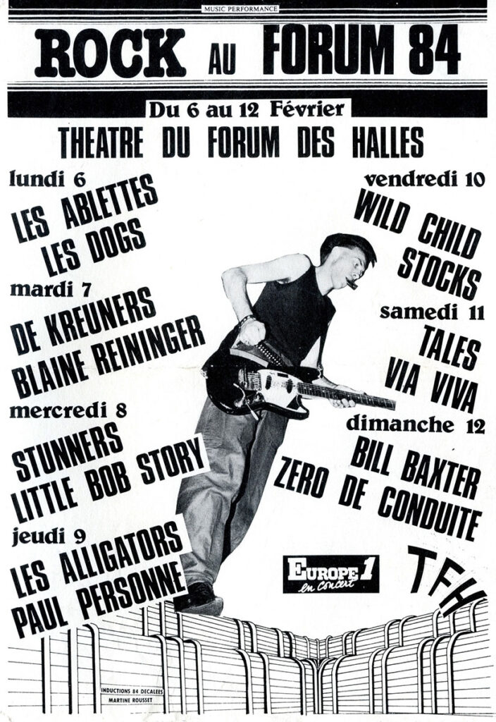 1984.02.06-Max-WellFL-704x1024 "Rock au Forum" Tales, Via Viva, Taxi Girl (11/02/84)