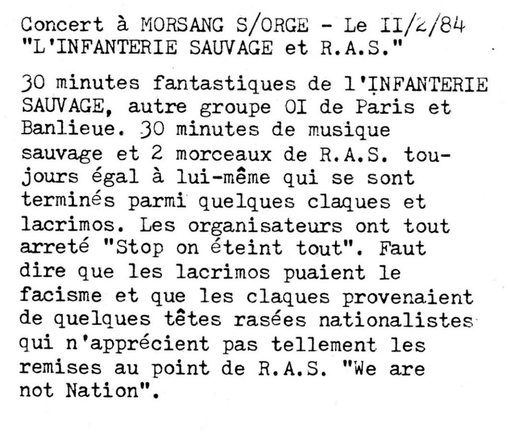 Presse-LeDemoniaque-n02-Mars1984-11C-1024x866 L'Infanterie Sauvage, R.A.S. (11/02/84)