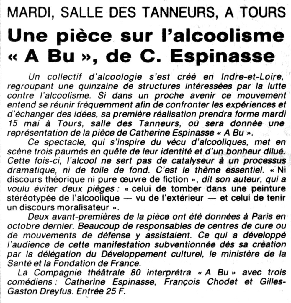 1984.05.11-NRCO.BADPRE000600-986x1024 Compagnie théâtrale 80 "A bu" (15/05/84)