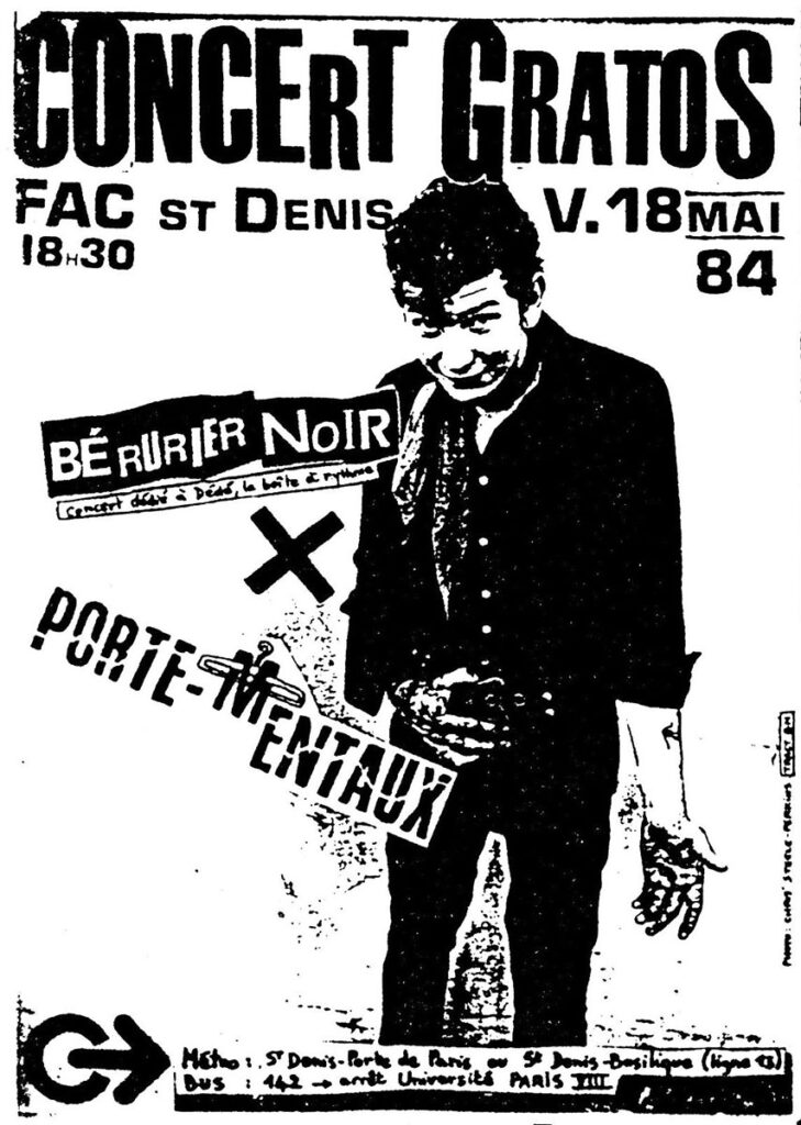 1984.05.18-Berurier-NoirFL-729x1024 L'Infanterie Sauvage, Abject, Bérurier Noir, Porte-Mentaux, Ludwig Von 88… (18/05/84)