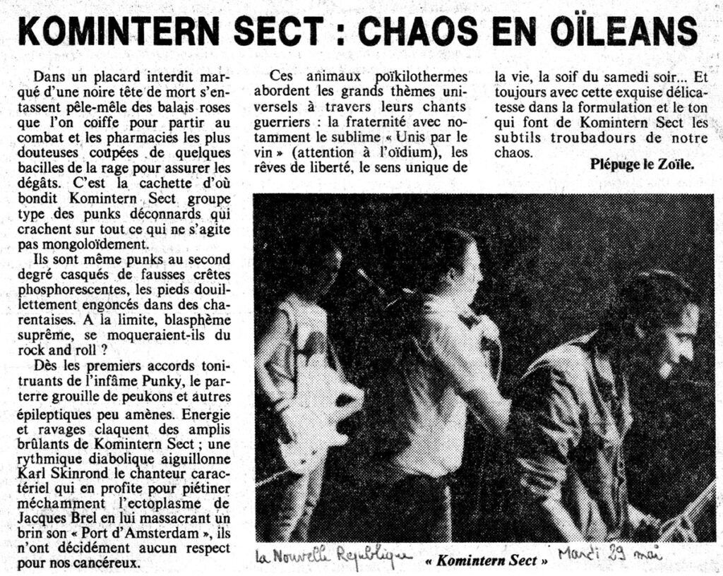 Presse-NouvelleRepublique-29Mai1984-01-1024x816 "Le rock d'Orléans" (27/05/84)