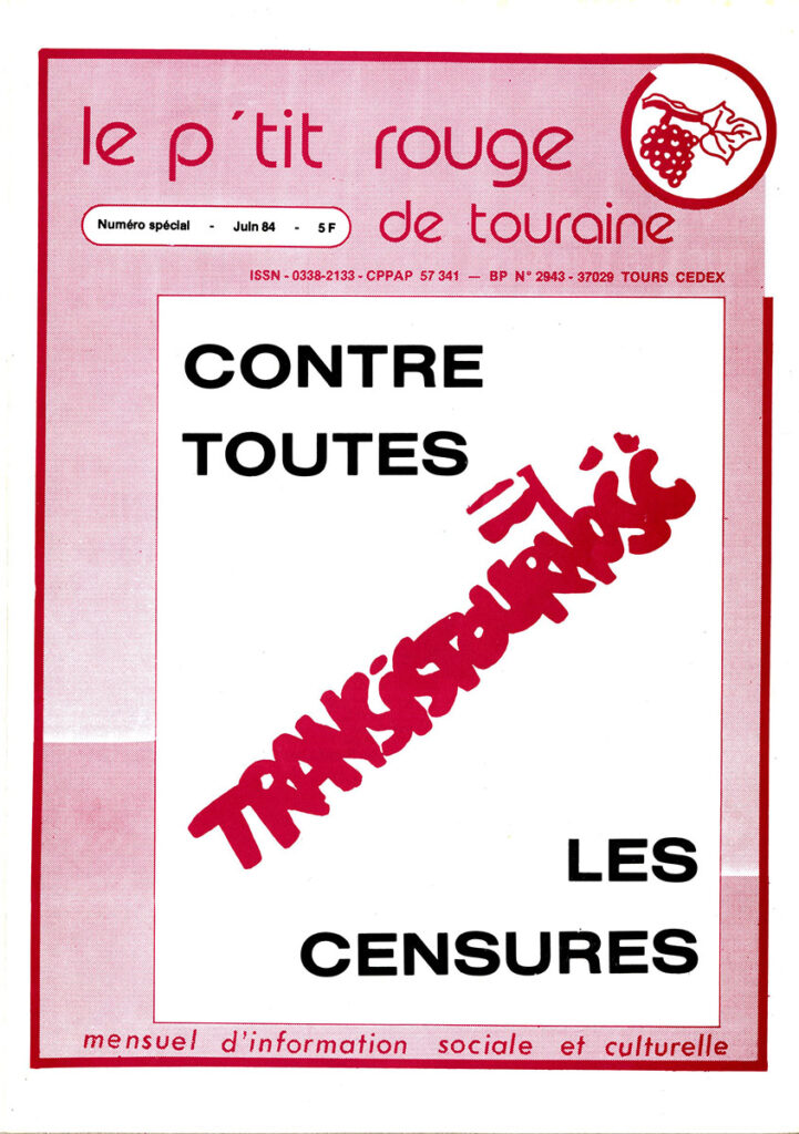 1984.06-Ptit-Rouge-de-Touraine-Alain-GaschetPRE001-721x1024 Le P’tit Rouge de Touraine numéro spécial (06/84)