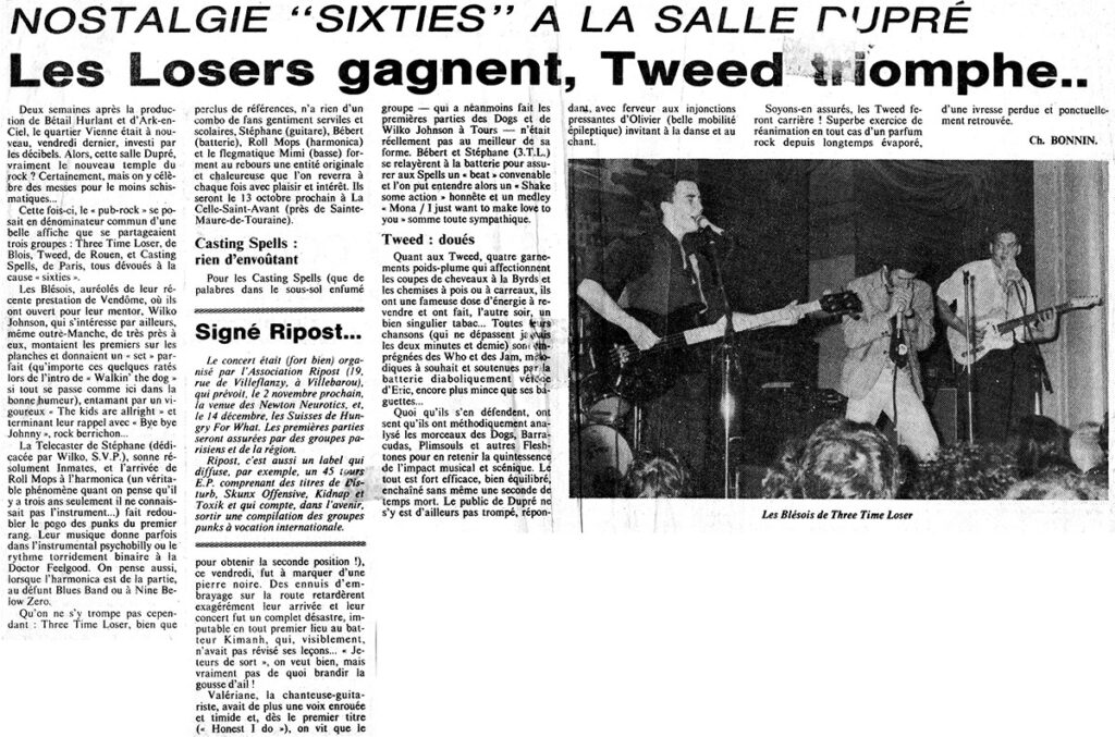 1984.09.28-JopeckDO223-1024x677 Tweed, Casting Spells, Three Time Loser (28/09/84)