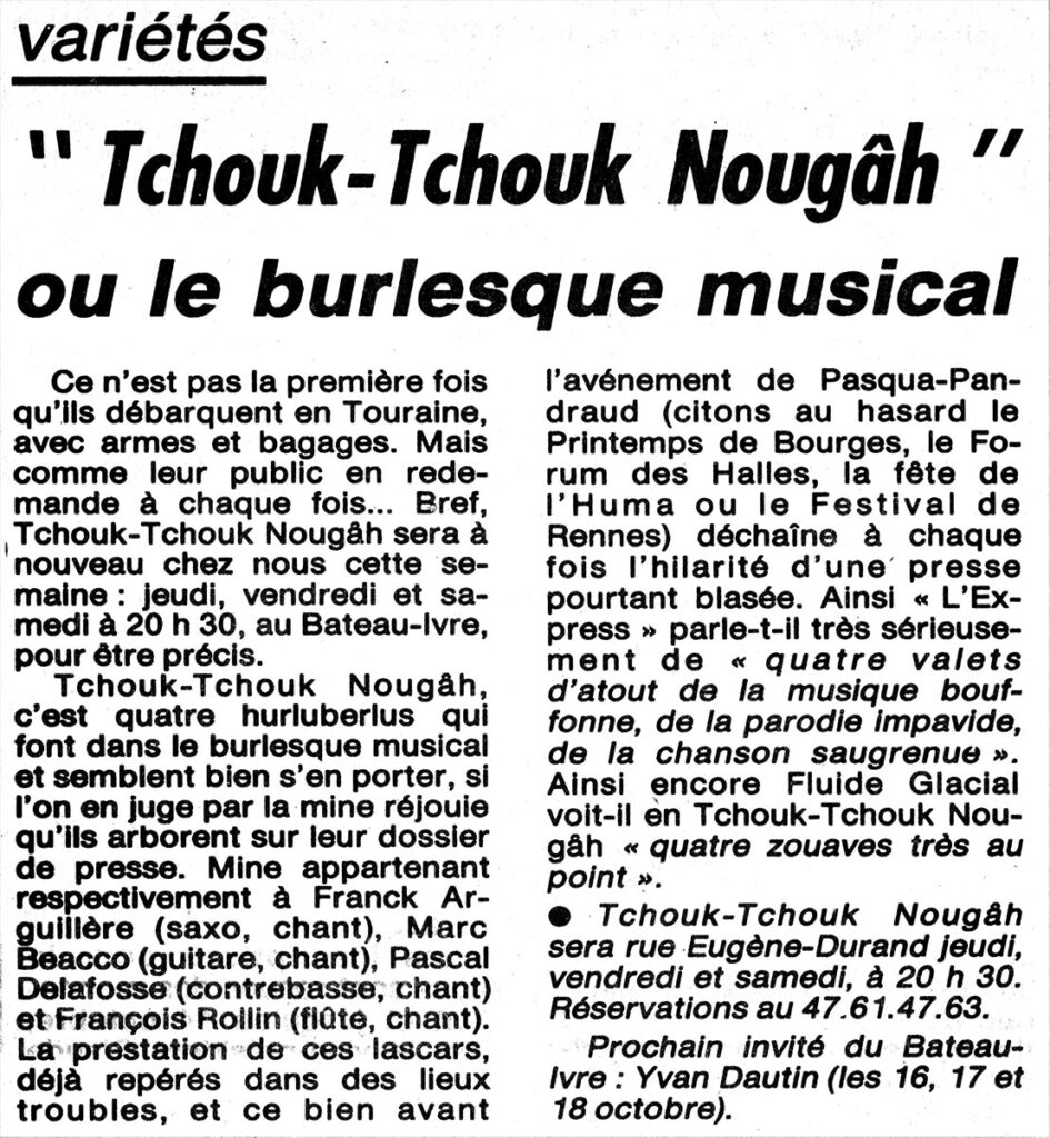 1984.10.09-Presse-NR01-51-Z-3-Tchouk-945x1024 Tchouk Tchouk Nougâh (27 au 29/09/84)