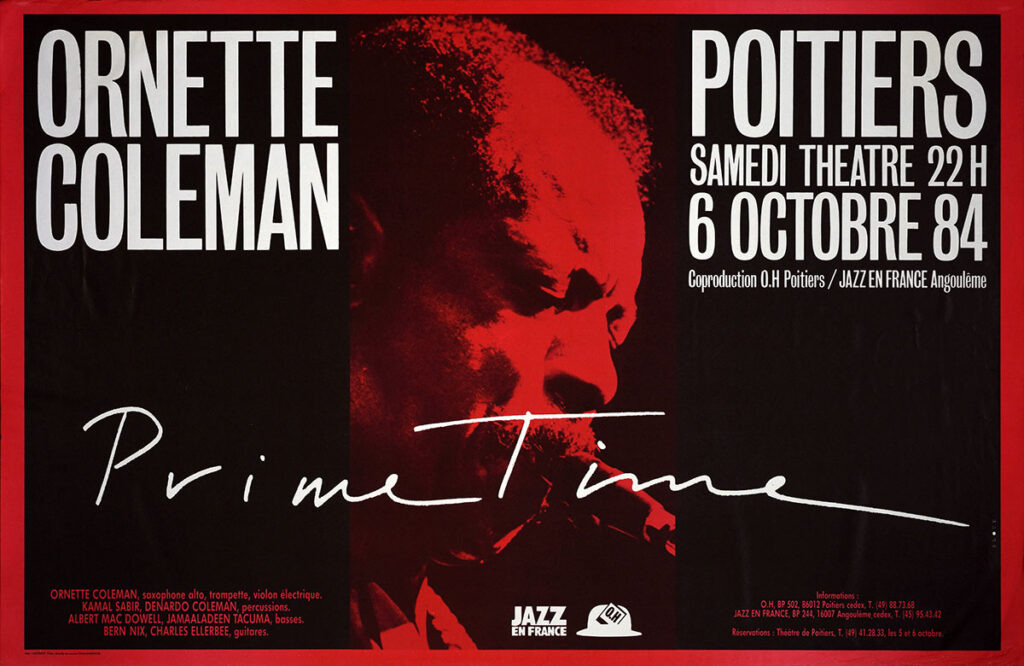 1984.10.06-Affiche01-78-120-imprimee-Oreille-est-Hardie-Copie-1024x666 Ornette Coleman (06/10/84)