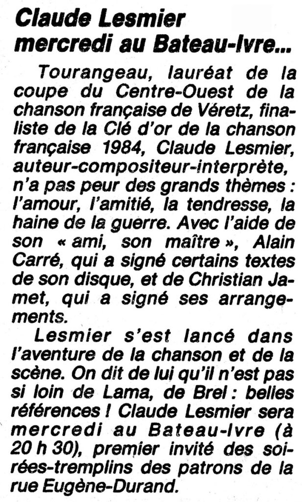 1984.10.10-Presse-NR01-51-Z-2-617x1024 Claude Lesmier (10/10/84)