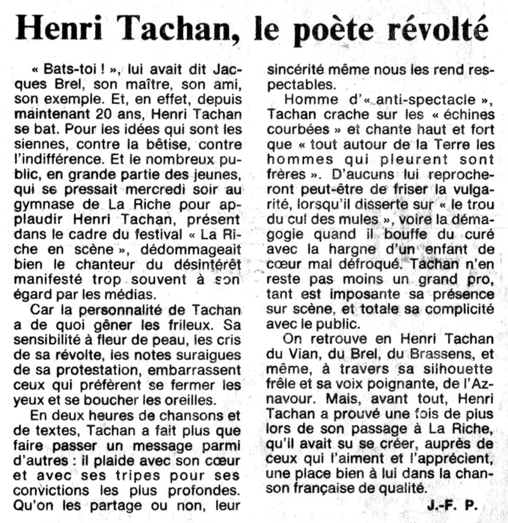 1984.10.12-NRCO.4ADPRE000772-996x1024 "La Riche en scène" Henri Tachan (10/10/84)