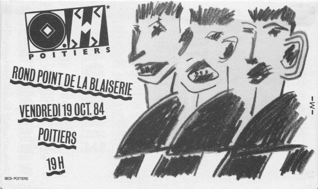 1984.10.19-Flyer01r-Oreille-est-Hardie-1024x610 "Le retour du fils de l'O.H." (19/10/84)