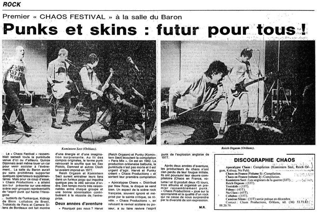 1984.10.20-Presse-NouvelleRepublique-22101984-photocopie-1024x684 "Chaos festival" (20/10/84)