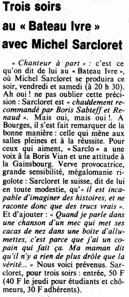 1984.11.08-Presse-NR01-51-Z-3-445x1024 Michel Sarcloret (08 au 10/11/84)