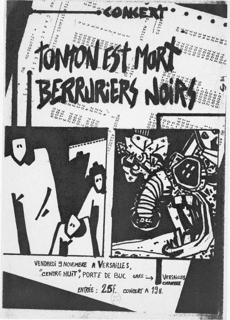 1984.11.09-Francois_GuillemotFL01-736x1024 Bérurier Noir, Tonton est Mort (09/11/84)