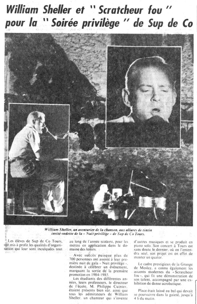 1984.11.14-NRCO.7AD-666x1024 William Sheller, Scratcheur Fou (09/11/84)