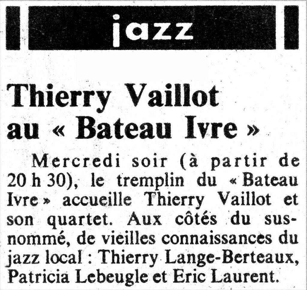 1984.11.14-Presse-NR01-51-Z-3-1024x967 Thierry Vaillot Quartet (14/11/84)