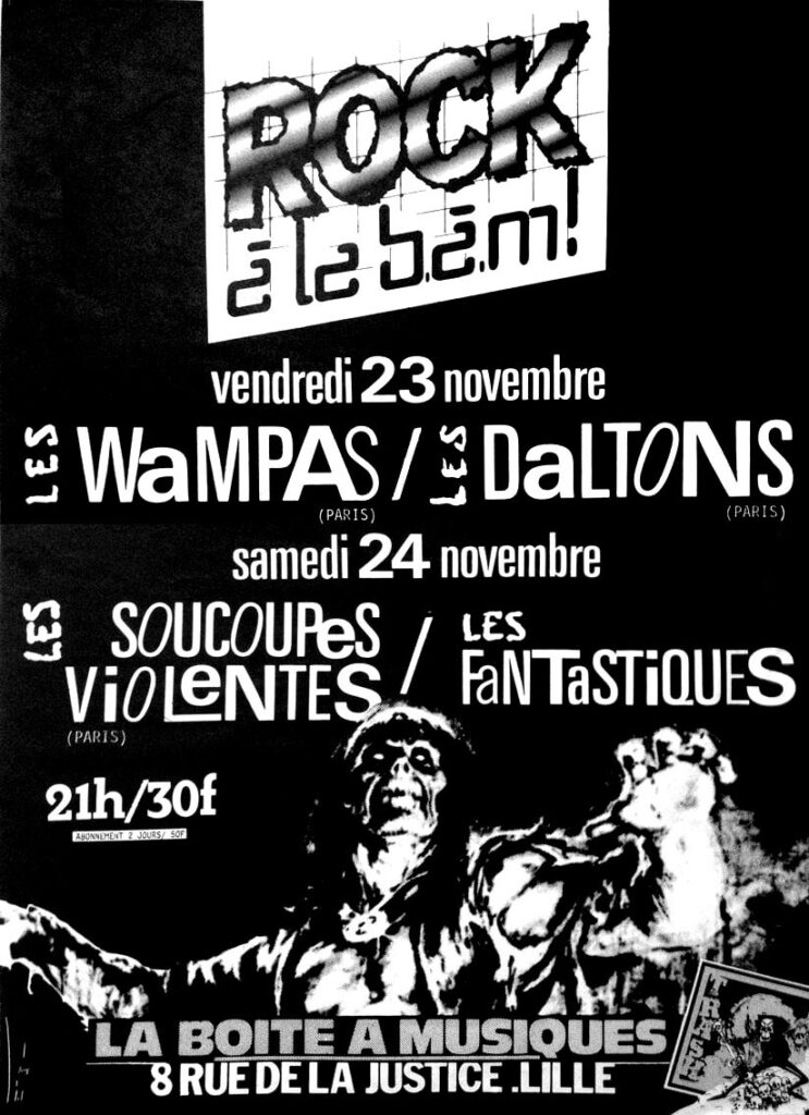 1984.11.23-Flyer01-743x1024 Soucoupes Violentes, les Fantastiques (24/11/84)