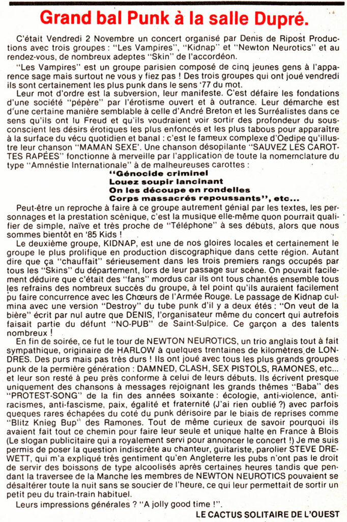 Presse-Expressions-n99-13Nov1984-14-682x1024 Les Vampires, Kidnap, Newtown Neurotics (02/11/84)