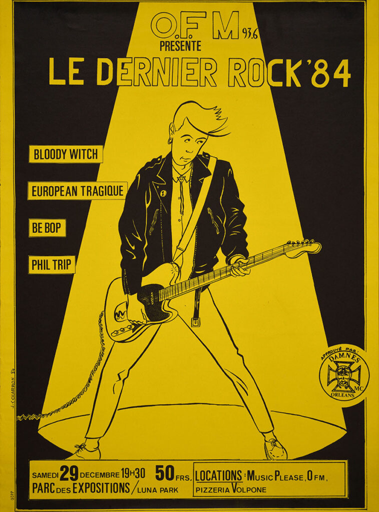 1984.12.29-Affiche-595-805-imprimee-Michel-Rose-Copie-757x1024 "Le dernier rock'84" (29/12/84)