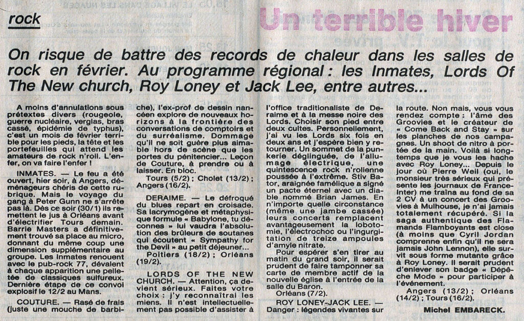 1985.01.30-NRCO.GADPRE-1024x627 Roy Loney et Jack Lee (16/02/85)