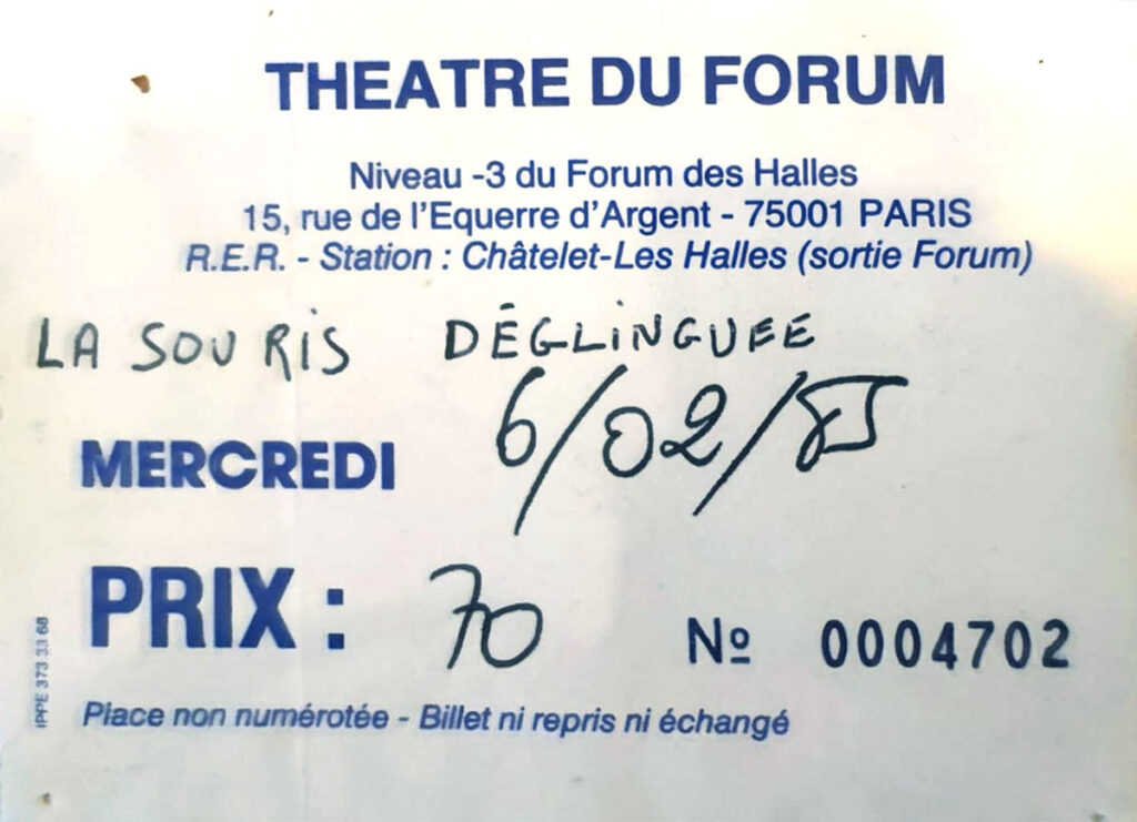1985.02.06-Ticket01-Pas-Squal-1024x741 Les Bandits, La Souris Déglinguée (06/02/85)