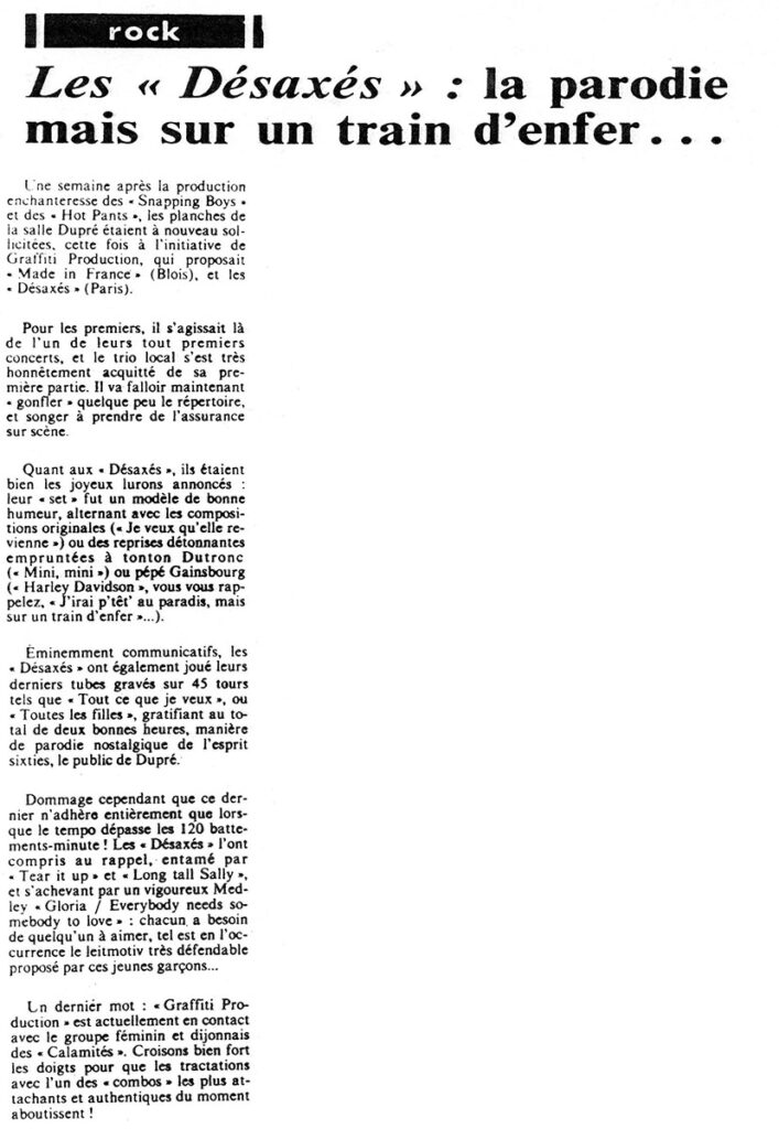 Dossier-de-presse-GraffitiPhilippe-Cosson010b-707x1024 Made in France, Désaxés (08/02/85)