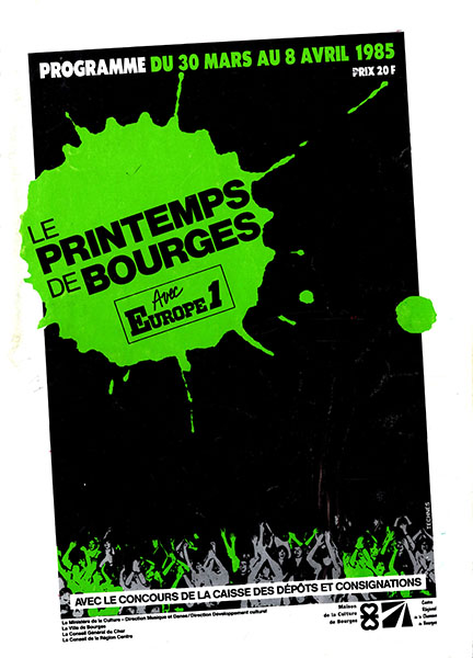 1985-Printemps-de-Bourges-MinoPRE001 "Printemps de Bourges - Scène ouverte" (03/04/85)