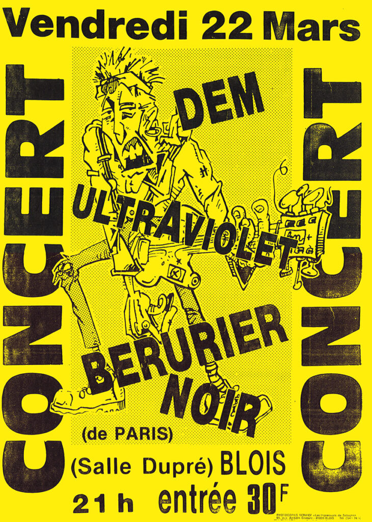 1985.03.22-RipostFL-730x1024 Ultraviolet, D.E.M, Bérurier Noir (22/03/85)