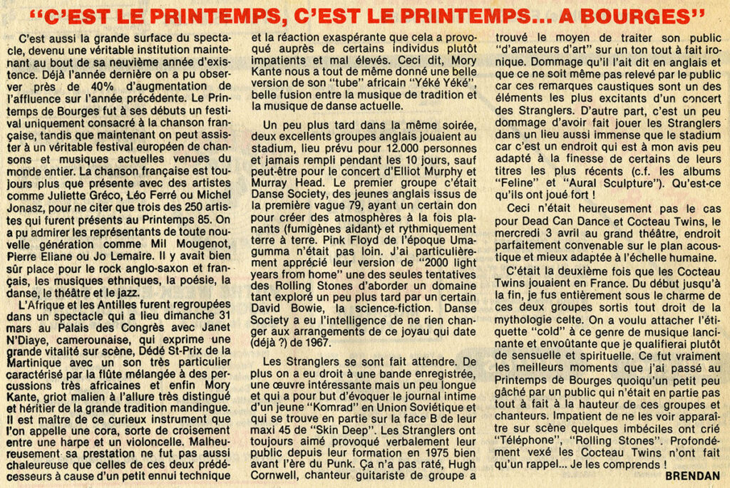 1985.04.09-ExpressionsBrendan031-1024x685 "Printemps de Bourges" (30/03 au 08/04/85)