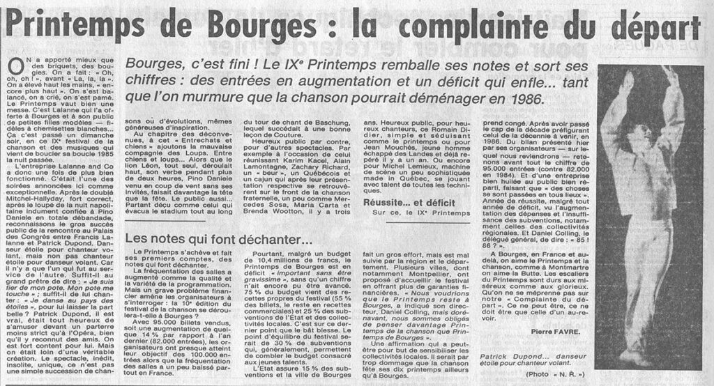 1985.04.09-NRCO.AADPRE-1024x554 "Printemps de Bourges" (30/03 au 08/04/85)
