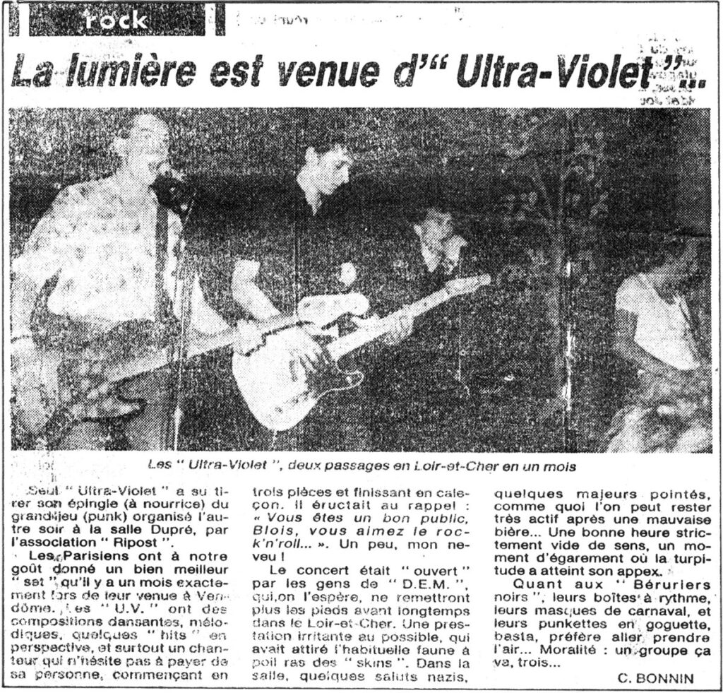 Presse-Live-1985.03.22-02-1024x981 Ultraviolet, D.E.M, Bérurier Noir (22/03/85)