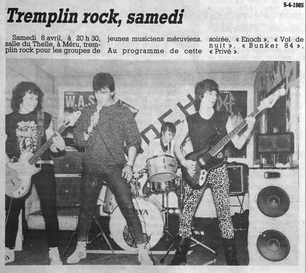 1985.04.06-Rock-en-Picardie-1024x912 Enoch, Vol de Nuit, Bunker 84, Privé (06/04/85)