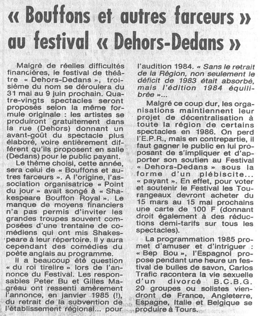 1985.03.13-NRCO.BADPREb-841x1024 "Dehors Dedans" (31/05 au 09/06/85)