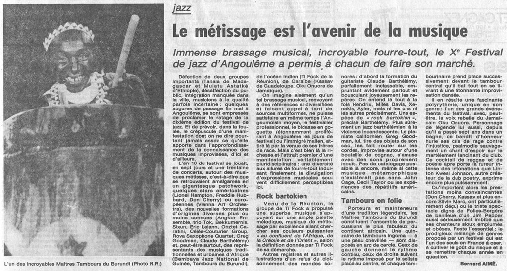 1985.05.31-NRCO.GADPRE-1024x547 "Festival de jazz d’Angoulême" (20 au 26/05/85)