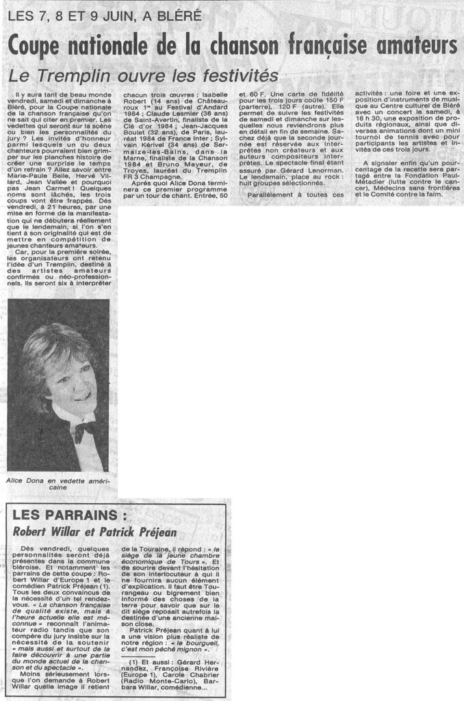 1985.06.06-NRCO.5ADPREa-678x1024 "Coupe nationale de la chanson française amateurs" (07 et 08/06/85)