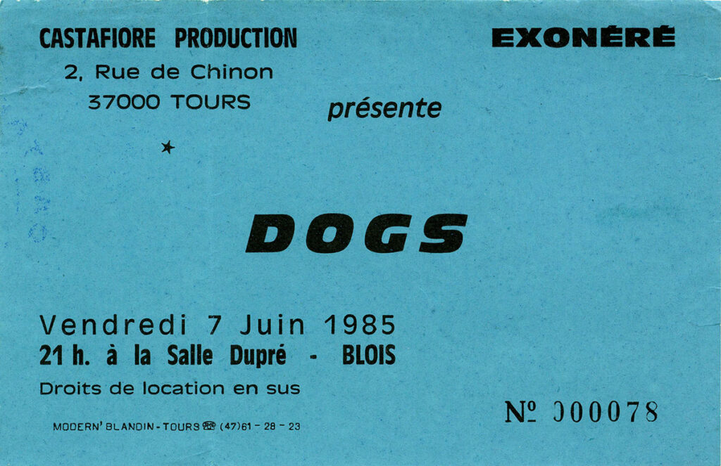 1985.06.07-Ticket01-Jean-Vigouroux-1024x663 Nights, Dogs (07/06/85)