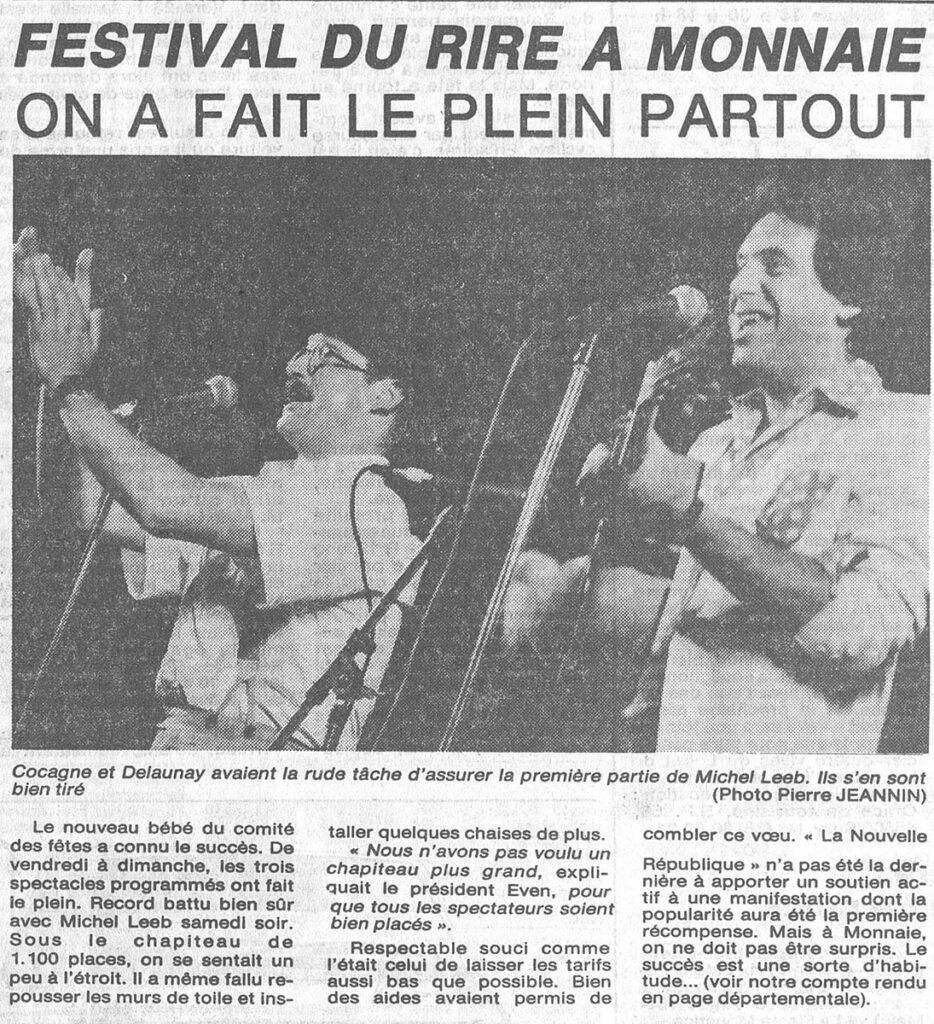1985.06.10-NRCO.9ADPREa-934x1024 "Festival du rire" (07 au 09/06/85)