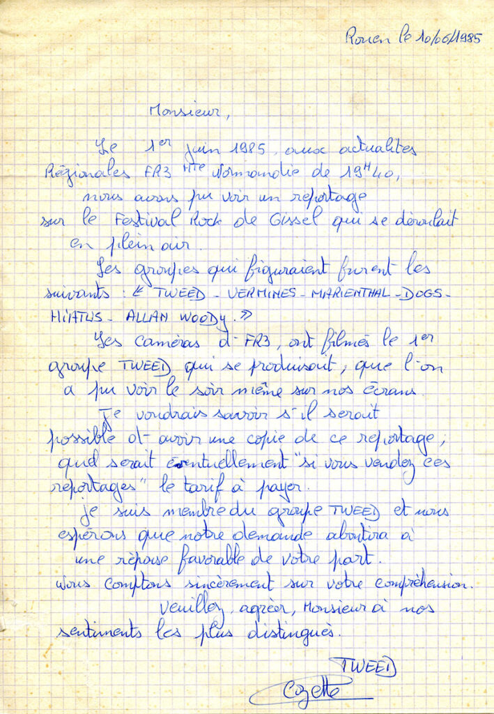 1985.06.10-Tweed-TweedDO185-709x1024 "Journal télévisé" Tweed (01/06/85)