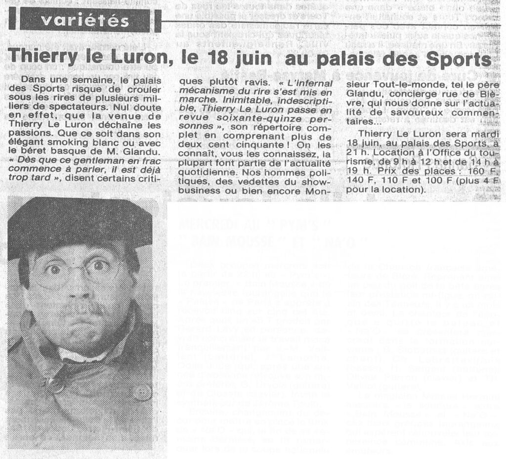 1985.06.11-NRCO.3ADPREA-1024x928 Thierry Le Luron (18/06/85)