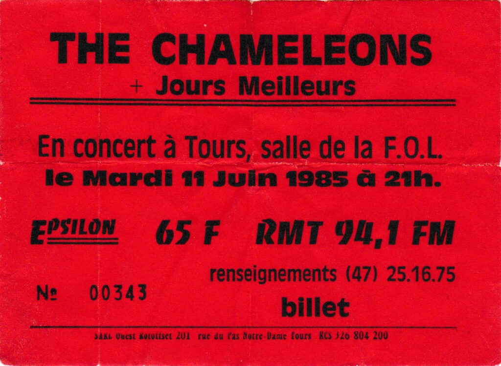 1985.06.11-Ticket01-Psykout-1024x749 Jours Meilleurs, the Chameleons (11/06/85)