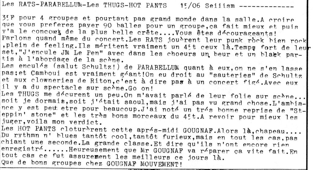 Presse-LeDekapsuleur-n05-Aout1985-09-1024x556 Les Thugs, les Rats, Parabellum, Hot pants (15/06/85)
